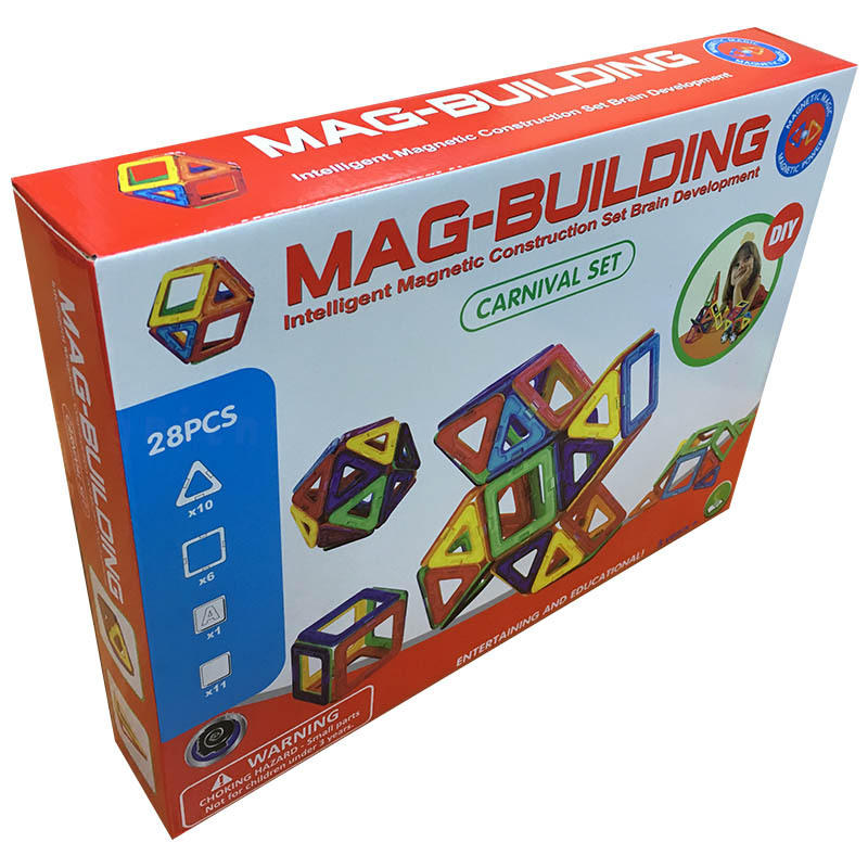 Магнитный конструктор MagBuilding 28 деталей оптом